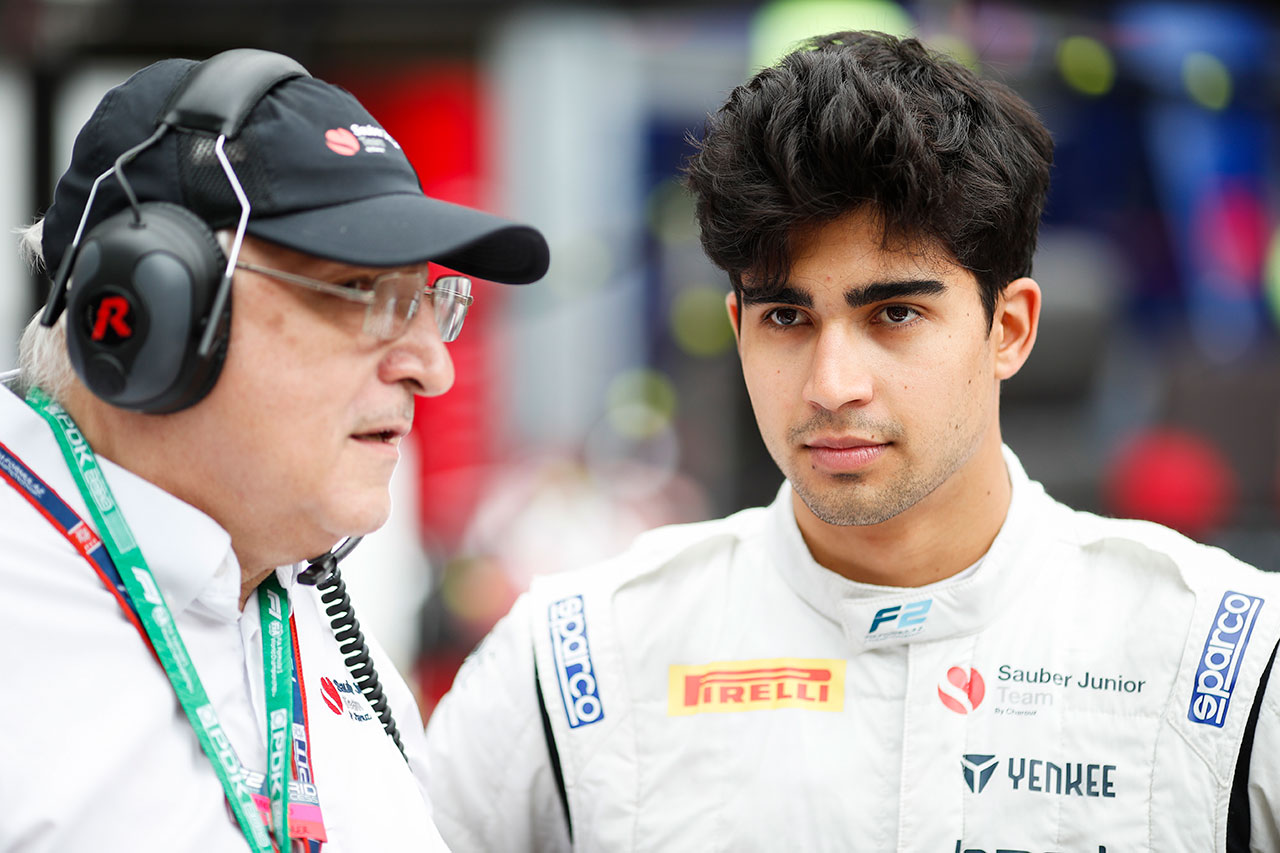 2019年FIA-F2第4戦モンテカルロ　ファン-マヌエル・コレア（ザウバー・ジュニアチーム）