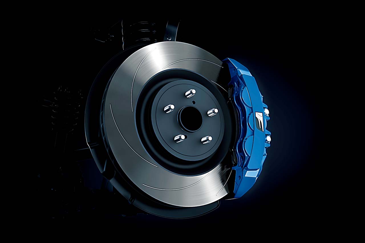 F専用ブレーキキャリパー（ブルー）