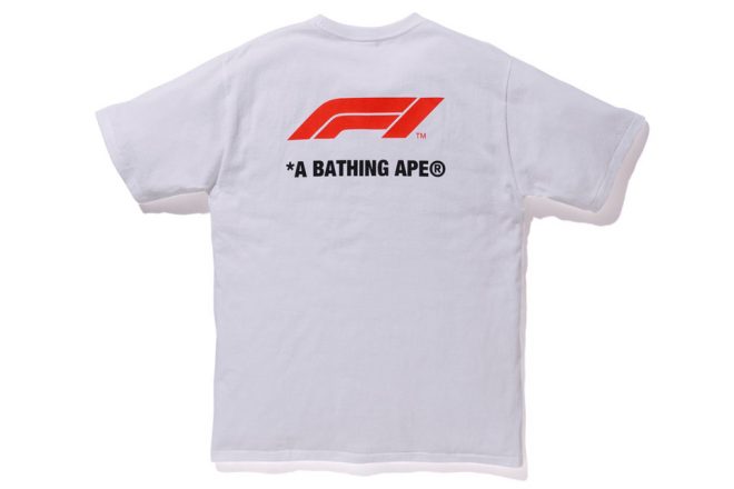 人気アパレルブランド『A BATHING APE』がF1と2度目のコラボ。トレードマークのmiloも登場