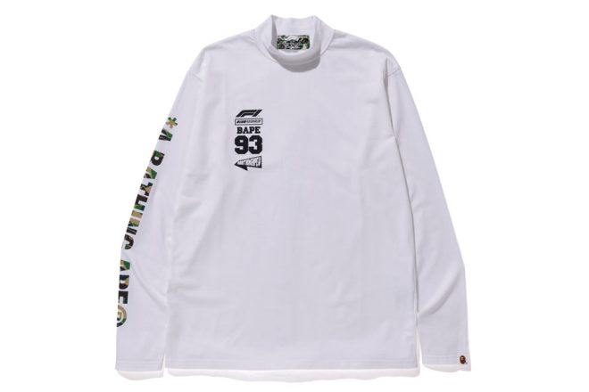 人気アパレルブランド『A BATHING APE』がF1と2度目のコラボ。トレードマークのmiloも登場
