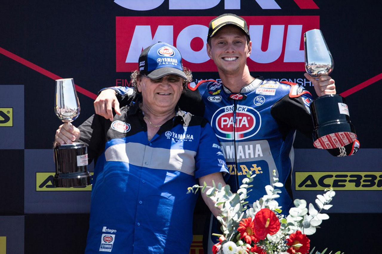 2019SBK 第6戦ヘレスのレース2で今季初優勝を飾ったマイケル・ファン・デル・マーク（パタ・ヤマハ・オフィシャル・ワールドSBKチーム）