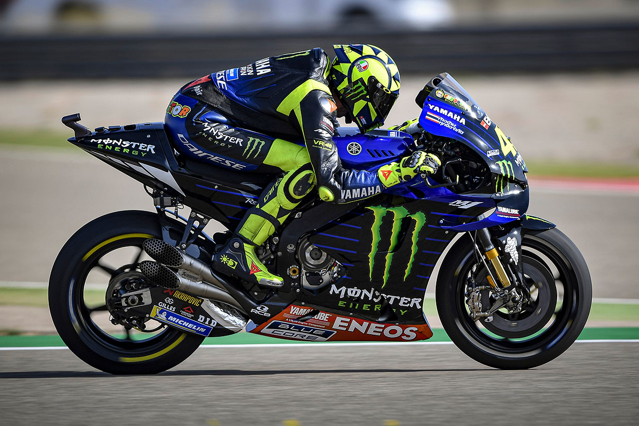 セッティングに問題ありと語るバレンティーノ・ロッシ（モンスターエナジー・ヤマハMotoGP）