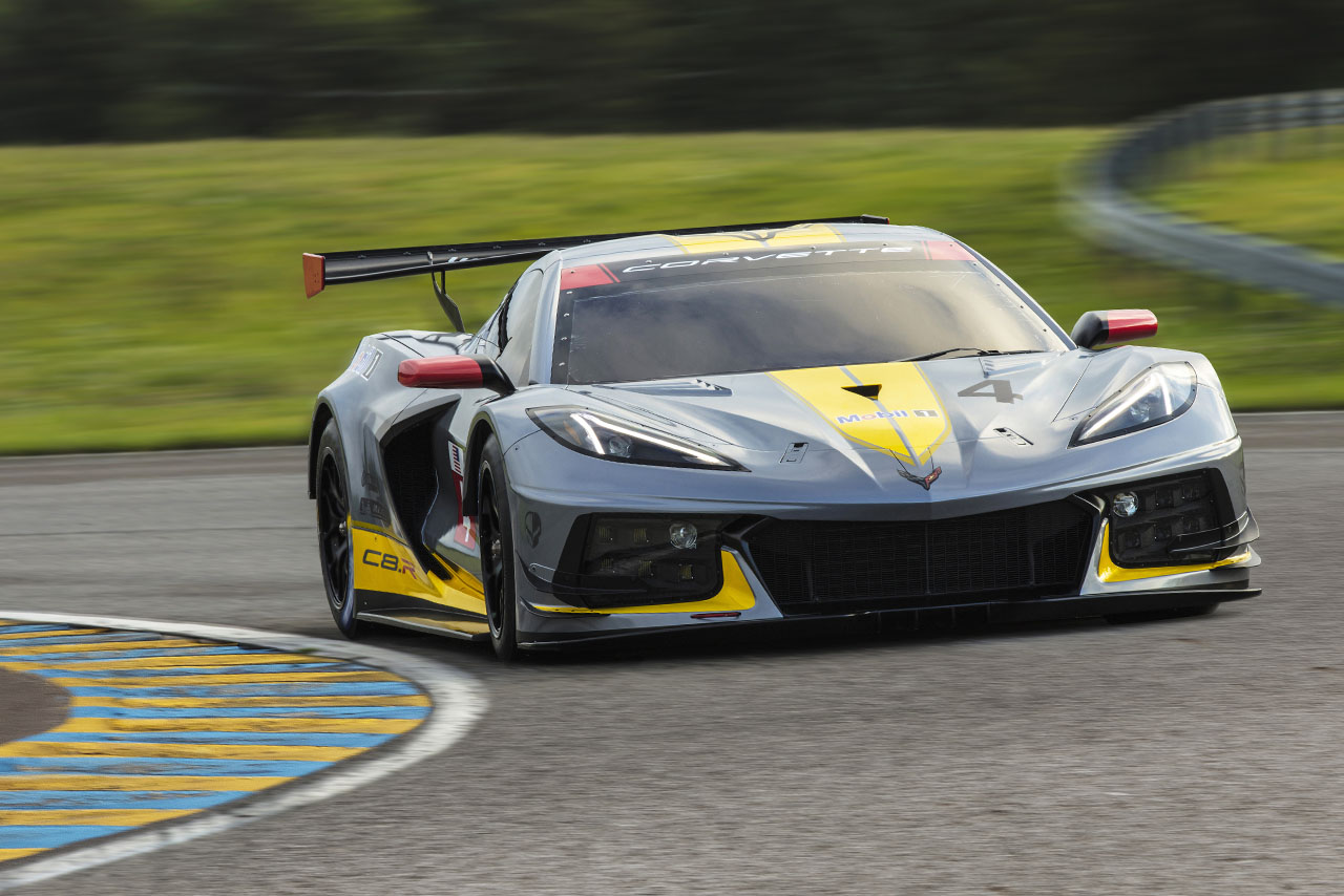 ミッドシップレイアウトとなったシボレー・コルベットをベース車とするコルベットC8.R