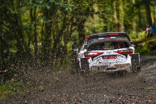 シェイクダウンから好調を維持するクリス・ミーク（トヨタ・ヤリスWRC）