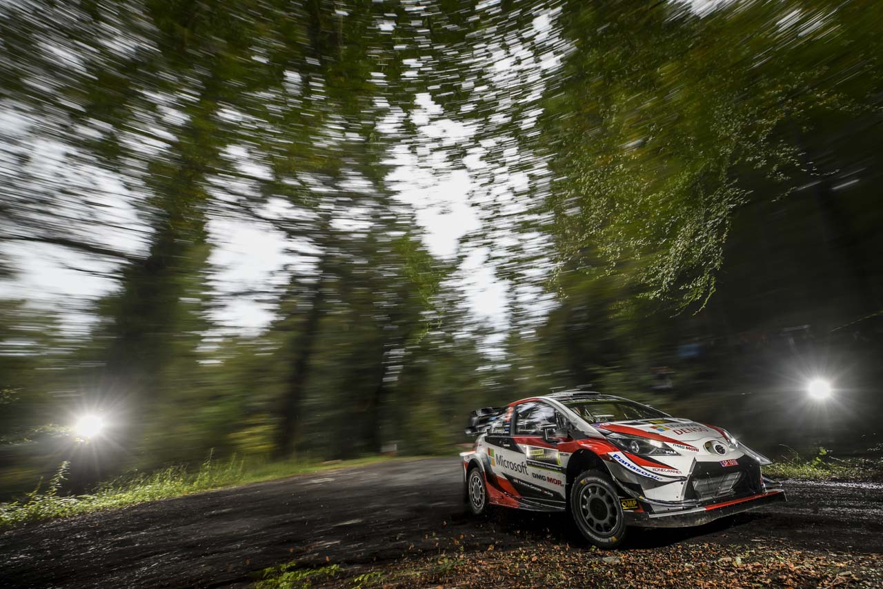 シェイクダウンで最終調整が行われたトヨタ・ヤリスWRC