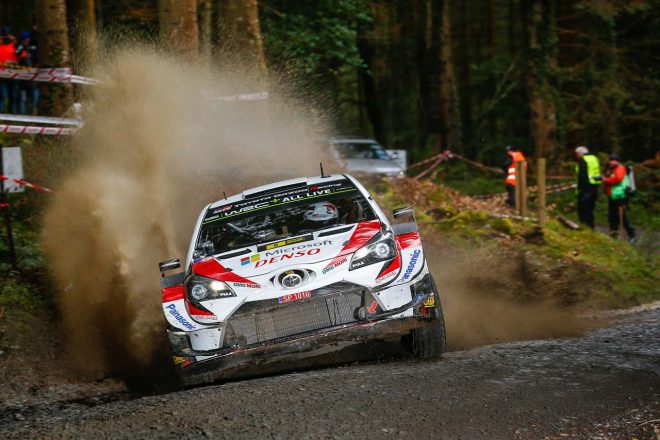 シェイクダウンに臨んだオット・タナク（トヨタ・ヤリスWRC）