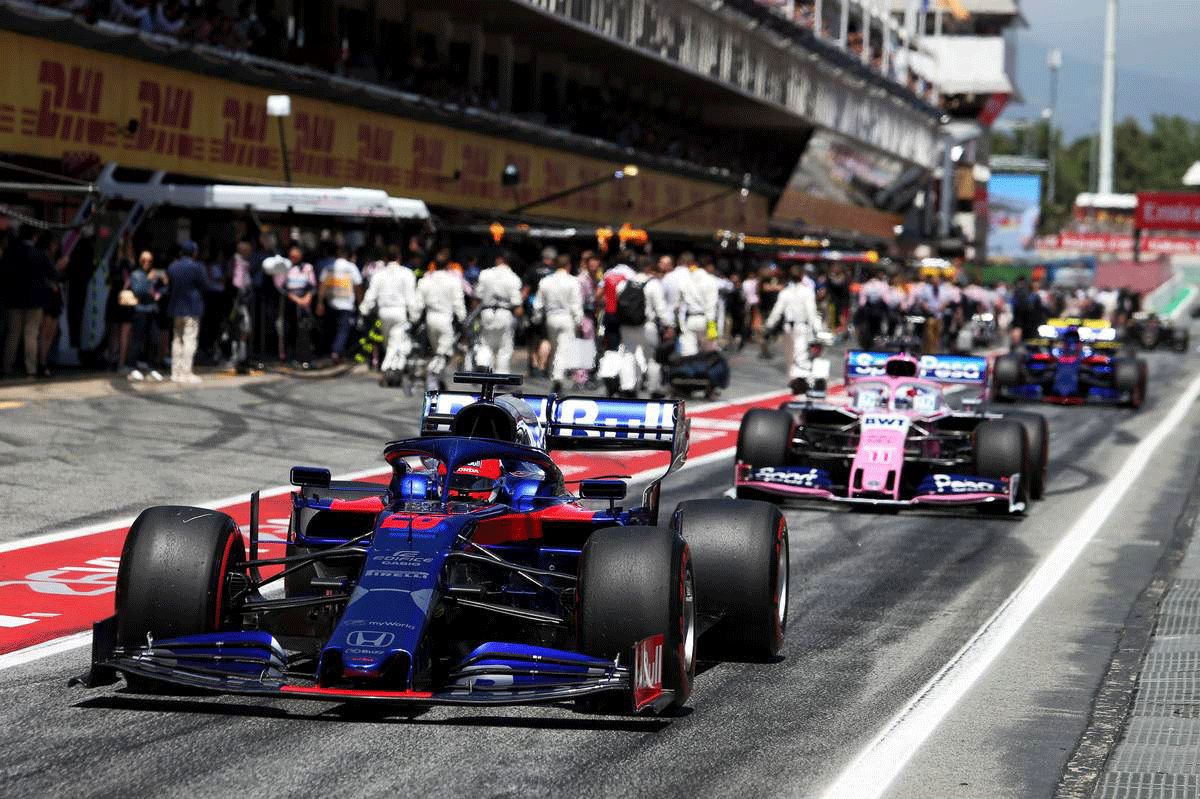 2019年F1第5線スペインGP　ダニール・クビアト（トロロッソ・ホンダ）