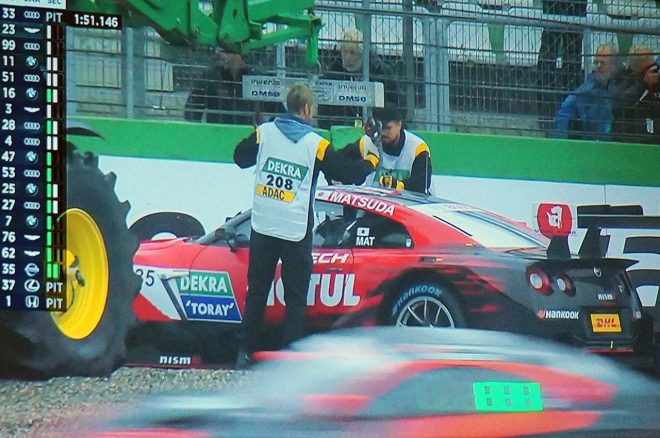 スーパーGT×DTMの夢の競演の“不安”が現実に。金曜FP1で雨のなか日本勢2台がグラベルに