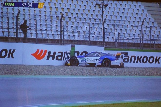スーパーGT×DTMの夢の競演の“不安”が現実に。金曜FP1で雨のなか日本勢2台がグラベルに