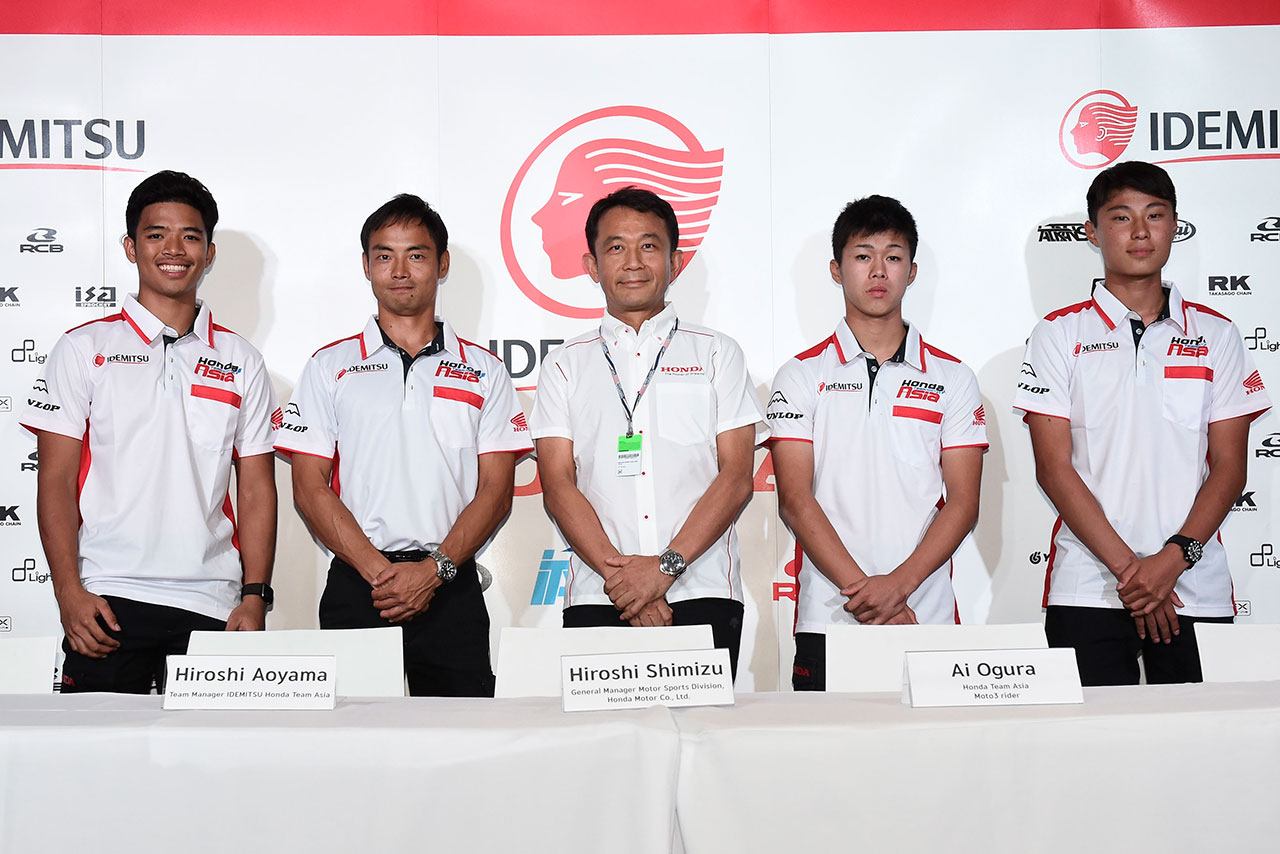 2020年の体制を発表したホンダ・チーム・アジア