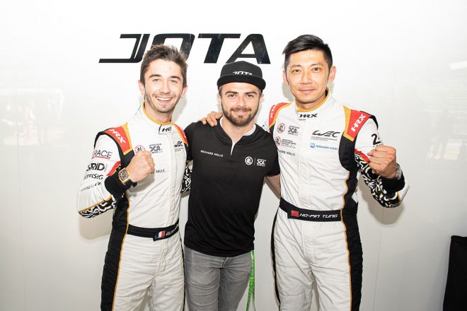 2019／20年のWEC第2戦富士、LMP2クラスでポールポジションを獲得した37号車オレカ07・ギブソンの面々