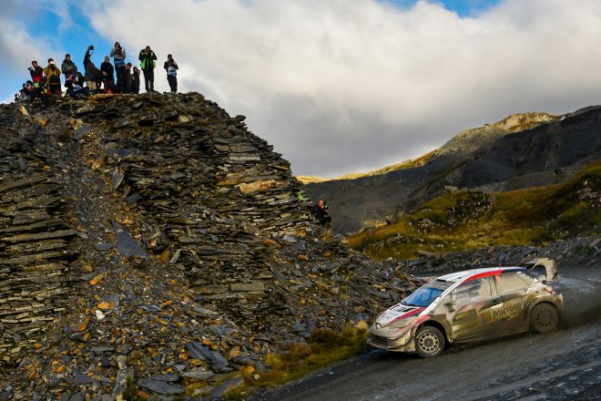 2019年のWRC第12戦ラリーGB、競技3日目は断続的に雨が降るコンディション
