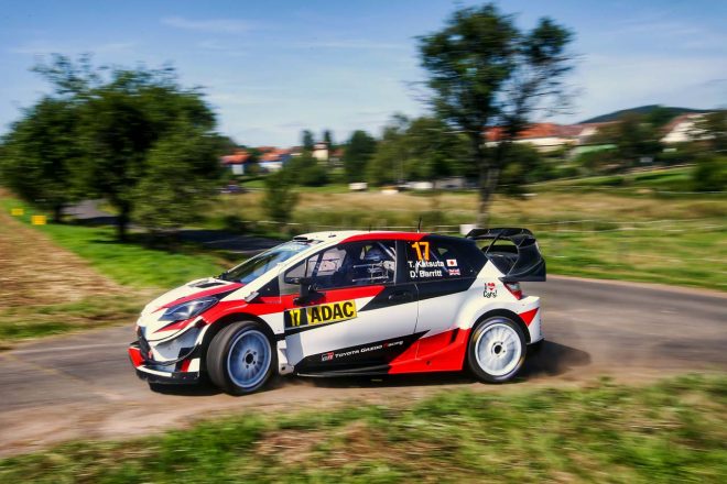 勝田貴元がドライブするトヨタ・ヤリスWRC