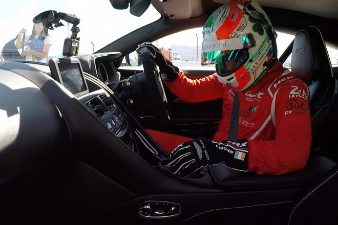 Media Hot Lapsのドライバーを務めたTFスポーツのチャーリ・イーストウッド