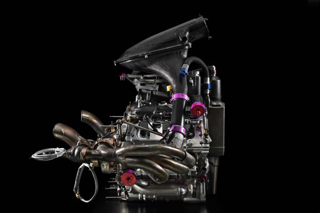 TS050ハイブリッドに搭載される2.4リットルV6ターボエンジン