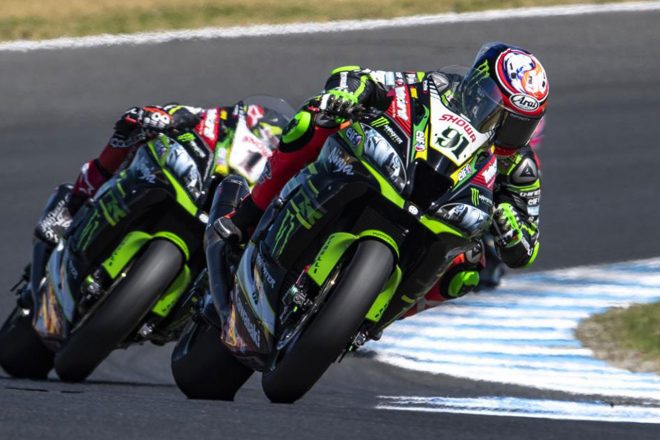 2019年にSBK復帰を果たしたレオン・ハスラム（カワサキ・レーシングチーム・ワールドSBK）