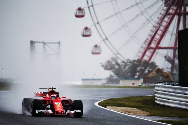 F1日本GPの土曜日は台風の影響で暴風・大雨が予想されている