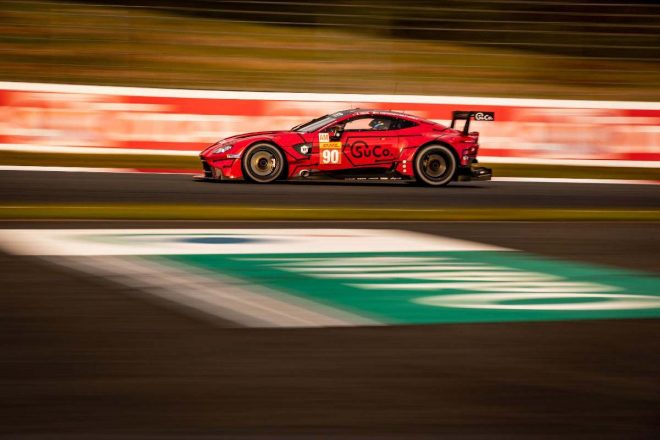 チーム初勝利を富士で飾ったTFスポーツの90号車アストンマーティン・バンテージAMRチーム初勝利を富士で飾ったTFスポーツの90号車アストンマーティン・バンテージAMR