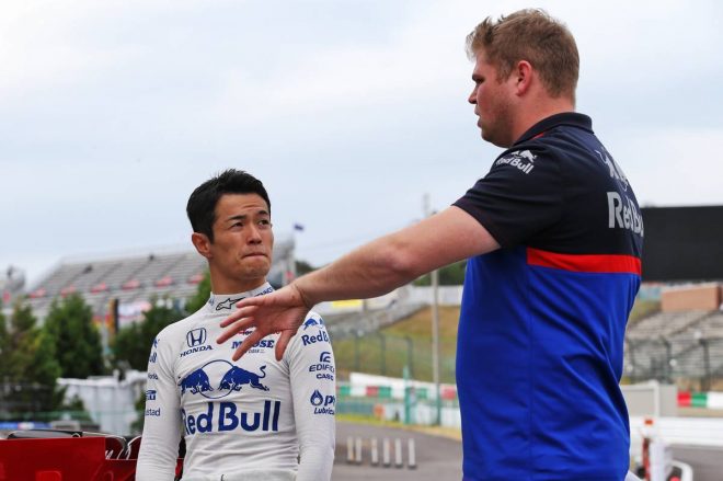 2019年F1第17戦日本GP　トロロッソ・ホンダから金曜フリー走行1回目に出走する山本尚貴