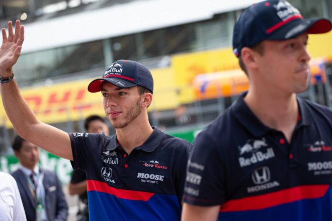 2019年F1第17戦日本GP　ピエール・ガスリー、ダニール・クビアト（トロロッソ・ホンダ）