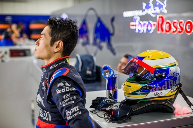 2019年F1第17戦日本GP　フリー走行1回目に出走した山本尚貴（トロロッソ・ホンダ）
