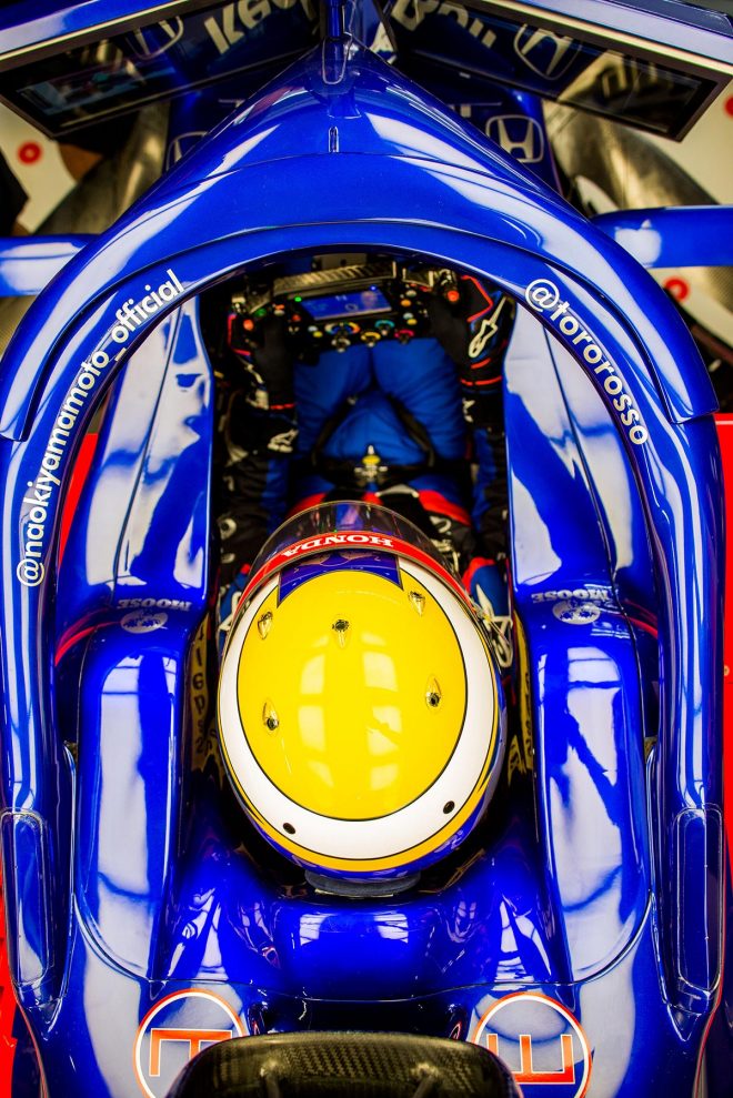 2019年F1第17戦日本GP　フリー走行1回目に出走した山本尚貴（トロロッソ・ホンダ）