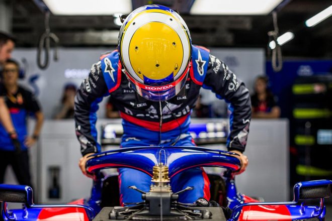 2019年F1第17戦日本GP　フリー走行1回目に出走した山本尚貴（トロロッソ・ホンダ）