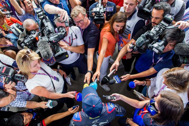 2019年F1第17戦日本GP　フリー走行1回目に出走した山本尚貴（トロロッソ・ホンダ）