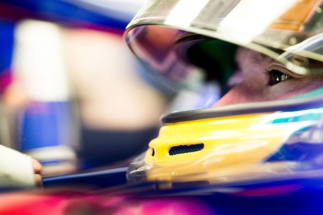 2019年F1第17戦日本GP　フリー走行1回目に出走した山本尚貴（トロロッソ・ホンダ）