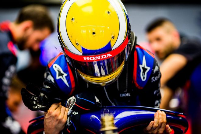 2019年F1第17戦日本GP　フリー走行1回目に出走した山本尚貴（トロロッソ・ホンダ）