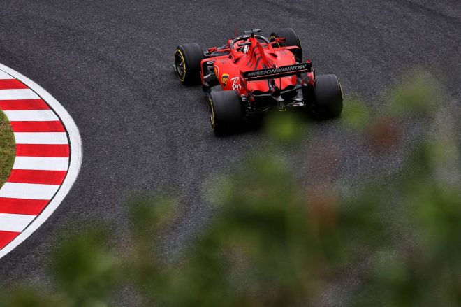 2019年F1第17戦日本GP金曜　セバスチャン・ベッテル（フェラーリ）