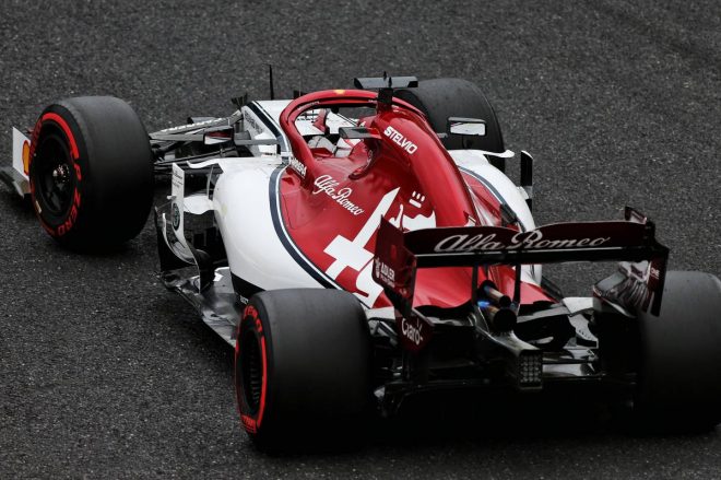 2019年F1第17戦日本GP金曜　キミ・ライコネン（アルファロメオ）