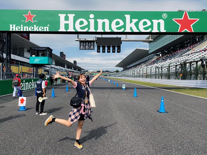 ジバラでGO! 笠原美香F1鈴鹿ブログ1回目