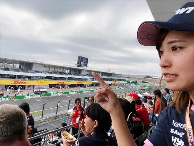 ジバラでGO! 笠原美香F1鈴鹿ブログ1回目