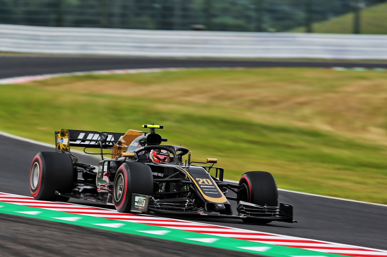 2019年F1第17戦日本GP　ケビン・マグヌッセン（ハース）