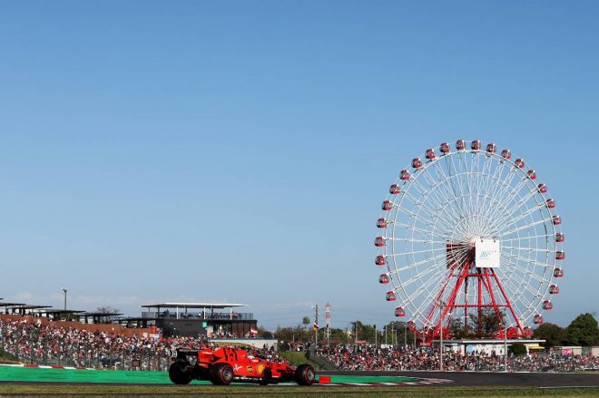 2019年F1第17戦日本GP日曜　シャルル・ルクレール（フェラーリ）