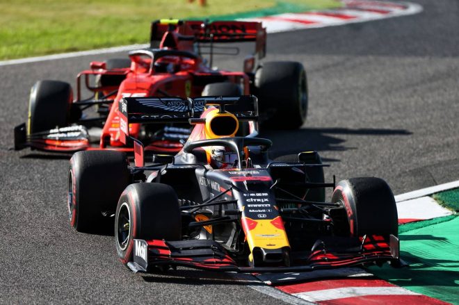 2019年F1第17戦日本GP日曜　マックス・フェルスタッペン（レッドブル・ホンダ）は決勝リタイア