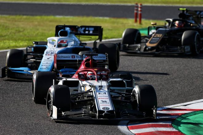 2019年F1第17戦日本GP日曜　キミ・ライコネン（アルファロメオ）