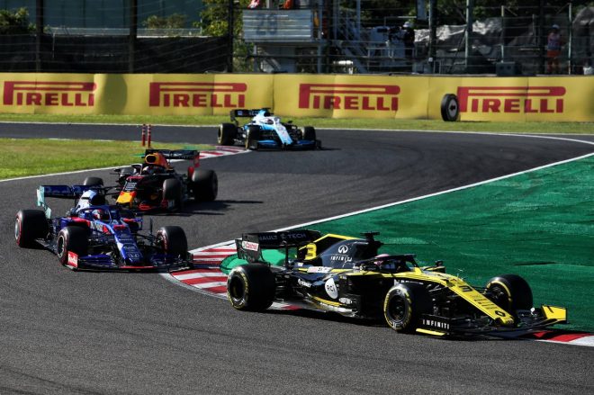 2019年F1第17戦日本GP日曜　ダニエル・リカルド（ルノー）