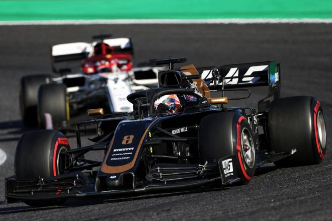 2019年F1第17戦日本GP日曜　ロマン・グロージャン（ハース）