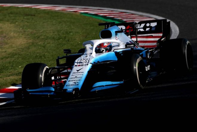 2019年F1第17戦日本GP日曜　ジョージ・ラッセル（ウイリアムズ）
