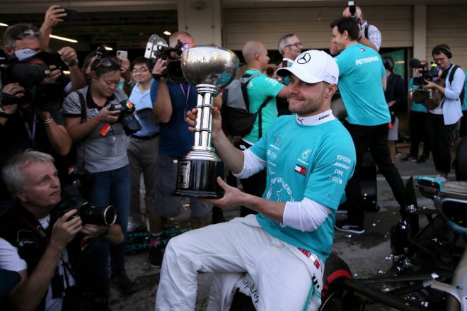 2019年F1第17戦日本GPで優勝したバルテリ・ボッタス
