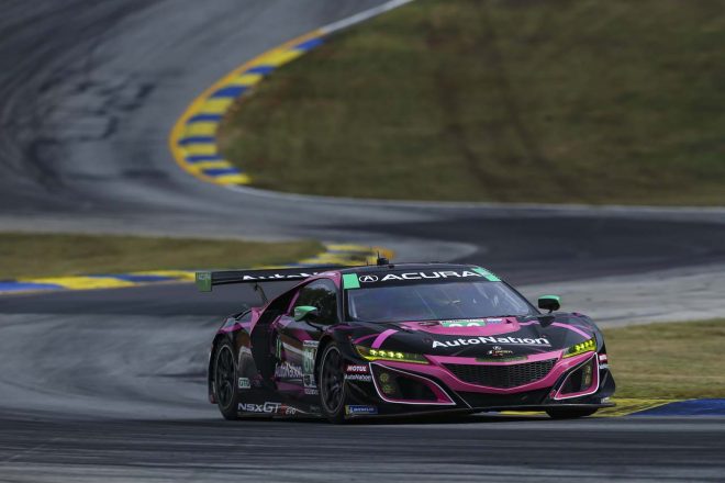 GTDクラスでドライバーズ、チームタイトルを獲得したマイヤー・シャンク・レーシングの86号車アキュラNSX GT3 Evo