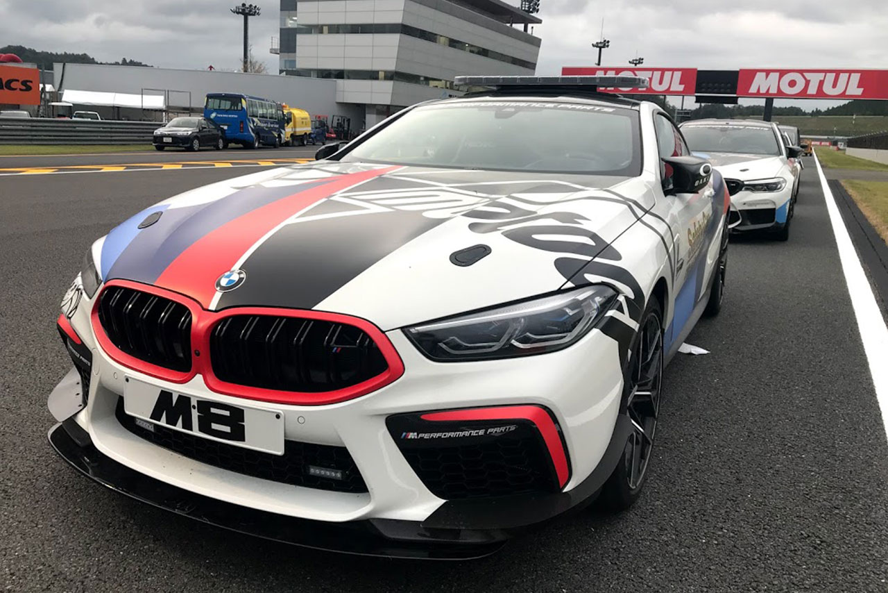 搬入されたMotoGPのセーフティカー