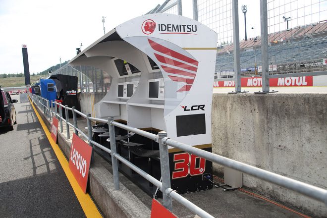 LCRホンダ・イデミツのサインガード