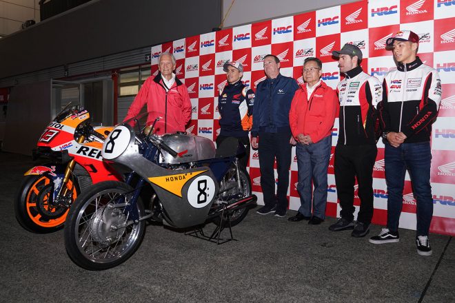 ホンダ世界選手権参戦60周年記念エンジン始動