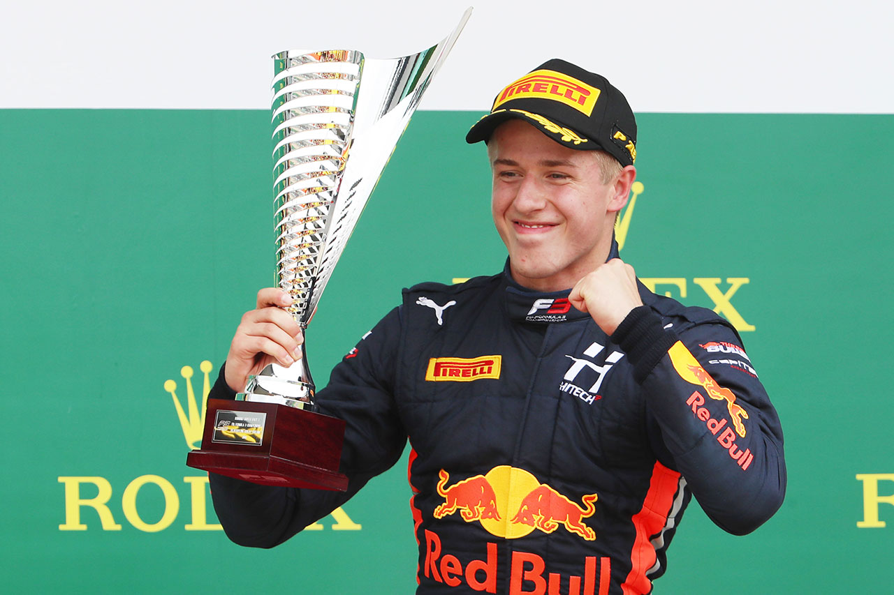 2019年FIA-F3第4戦シルバーストン レース1　ユーリ・ビップス（ハイテック）　