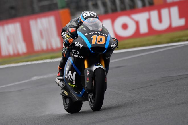 MotoGP日本GPでポールポジションを獲得したルカ・マリーニ（SKY Racing Team VR46）