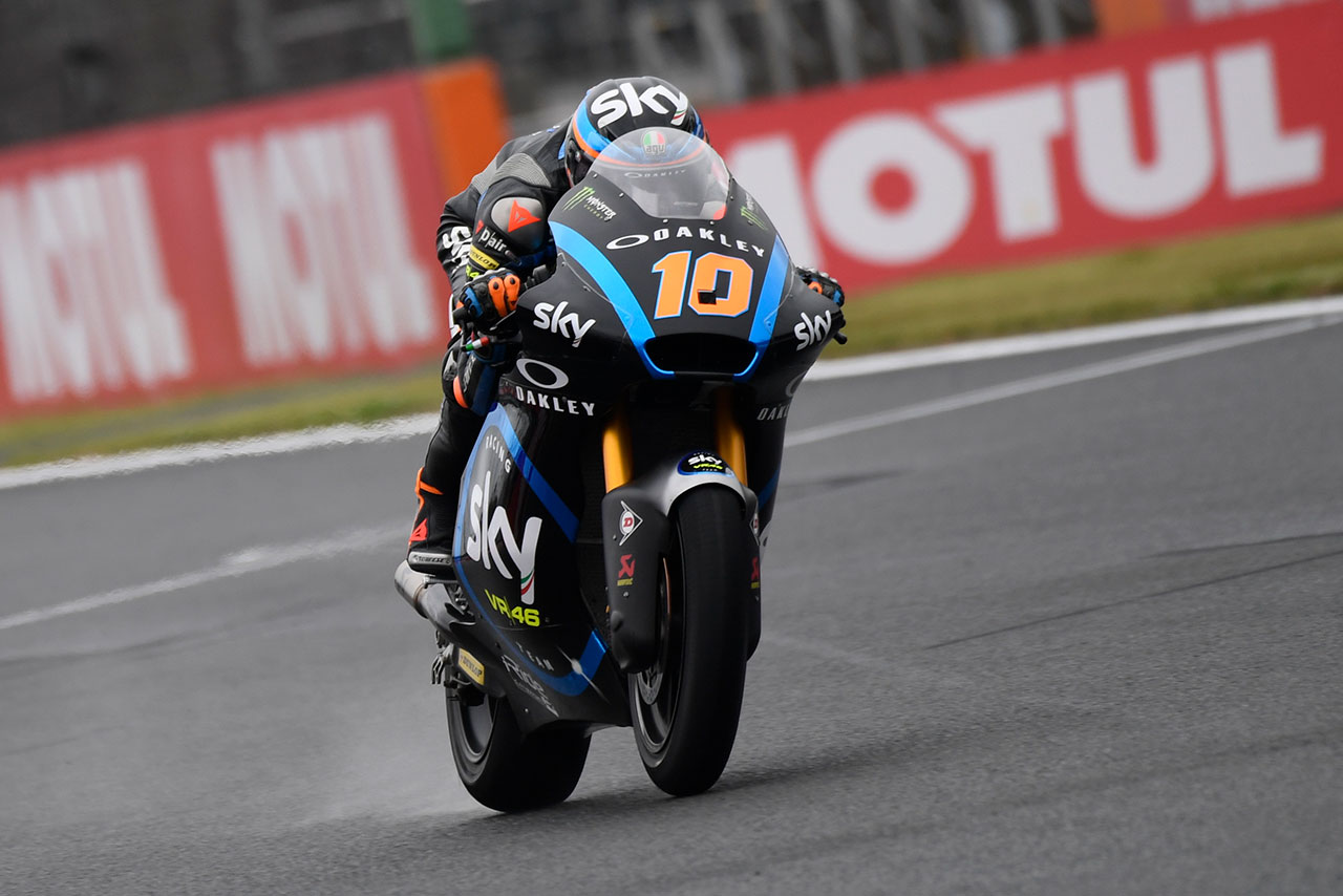 MotoGP日本GPでポールポジションを獲得したルカ・マリーニ（SKY Racing Team VR46）