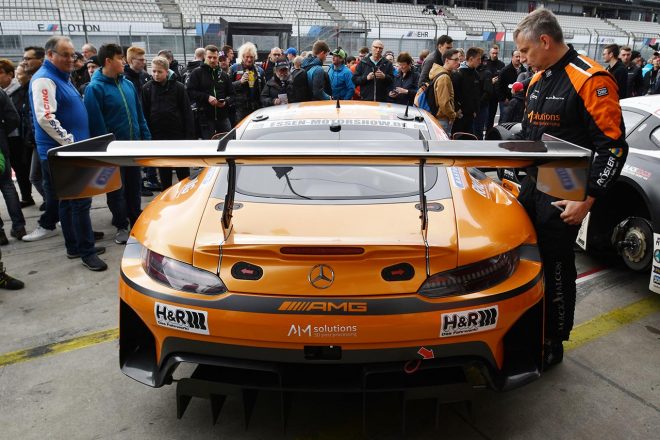 新型メルセデスAMG GT3のリヤビュー